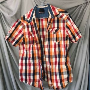 Men’s Redwood plaid button down shirt